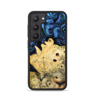 Galaxy S23 Wood Phone Case - Davian (Blue, 801727)