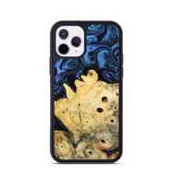 iPhone 11 Pro Wood Phone Case - Davian (Blue, 801727)