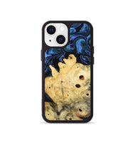 iPhone 13 mini Wood Phone Case - Davian (Blue, 801727)