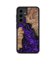Galaxy S24 Wood Phone Case - Jailyn (Purple, 801729)