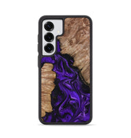 Galaxy S25 Wood Phone Case - Jailyn (Purple, 801729)