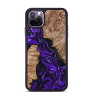 iPhone 11 Pro Max Wood Phone Case - Jailyn (Purple, 801729)