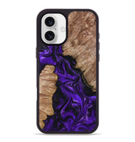 iPhone 16 Plus Wood Phone Case - Jailyn (Purple, 801729)
