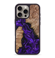 iPhone 16 Pro Max Wood Phone Case - Jailyn (Purple, 801729)