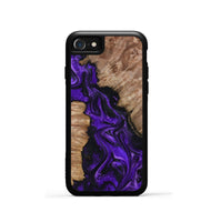 iPhone SE Wood Phone Case - Jailyn (Purple, 801729)
