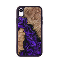 iPhone Xr Wood Phone Case - Jailyn (Purple, 801729)