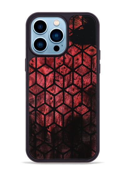 iPhone 14 Pro Max Wood Phone Case - Ian (Pattern, 801731)