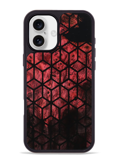 iPhone 16 Plus Wood Phone Case - Ian (Pattern, 801731)