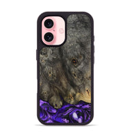 iPhone 16 Wood Phone Case - Infant (Purple, 801732)