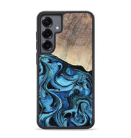 Galaxy S25 Plus Wood Phone Case - Elza (Blue, 801735)