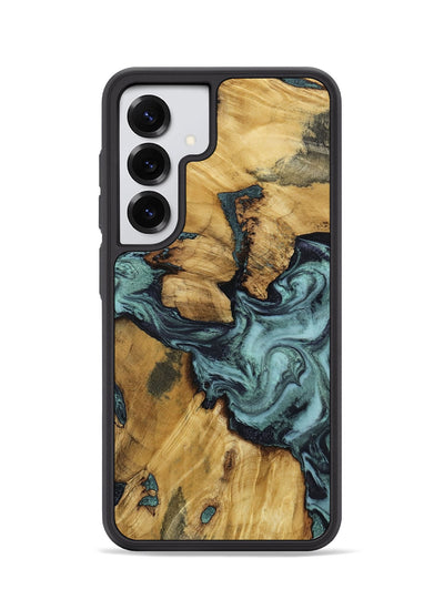 Galaxy S25 Wood Phone Case - Emmitt (Green, 801736)