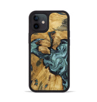 iPhone 12 Wood Phone Case - Emmitt (Green, 801736)