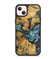 iPhone 14 Plus Wood Phone Case - Emmitt (Green, 801736)