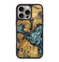 iPhone 16 Pro Max Wood Phone Case - Emmitt (Green, 801736)