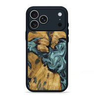 iPhone 17 Pro Max Wood Phone Case - Emmitt (Green, 801736)