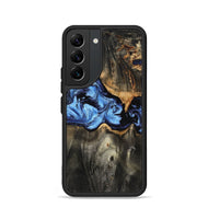 Galaxy S22 Wood Phone Case - Makenna (Blue, 801737)