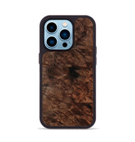 iPhone 14 Pro Wood Phone Case - Jerald (Wood Burl, 801738)