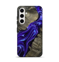 Galaxy S25 Wood Live Edge Phone Case - Lora (Purple, 801743)