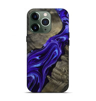 iPhone 13 Pro Wood Live Edge Phone Case - Lora (Purple, 801743)