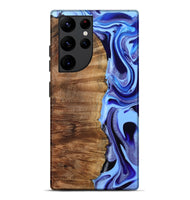 Galaxy S22 Ultra Wood Live Edge Phone Case - Flynn (Blue, 801745)