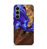 Galaxy S24 Wood Live Edge Phone Case - Nyomi (Purple, 801746)