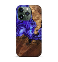 iPhone 13 Pro Wood Live Edge Phone Case - Nyomi (Purple, 801746)