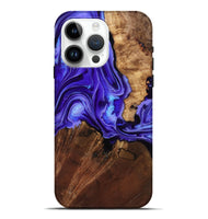 iPhone 15 Pro Max Wood Live Edge Phone Case - Nyomi (Purple, 801746)