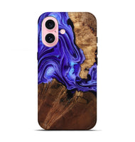 iPhone 17 Wood Live Edge Phone Case - Nyomi (Purple, 801746)