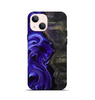 iPhone 13 mini Wood Live Edge Phone Case - Jami (Purple, 801747)