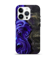 iPhone 15 Pro Wood Live Edge Phone Case - Jami (Purple, 801747)