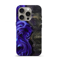 iPhone 16 Pro Wood Live Edge Phone Case - Jami (Purple, 801747)