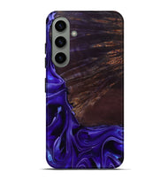 Galaxy S24 Plus Wood Live Edge Phone Case - Ezrah (Purple, 801748)