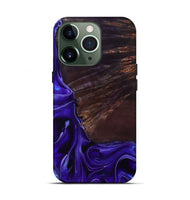 iPhone 13 Pro Wood Live Edge Phone Case - Ezrah (Purple, 801748)