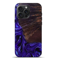iPhone 16 Pro Max Wood Live Edge Phone Case - Ezrah (Purple, 801748)