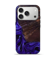 iPhone 17 Pro Wood Live Edge Phone Case - Ezrah (Purple, 801748)