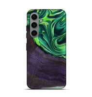 Galaxy S24 Wood Live Edge Phone Case - Bjorn (Green, 801753)