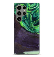 Galaxy S24 Ultra Wood Live Edge Phone Case - Bjorn (Green, 801753)