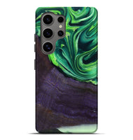 Galaxy S25 Ultra Wood Live Edge Phone Case - Bjorn (Green, 801753)