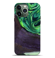 iPhone 13 Pro Max Wood Live Edge Phone Case - Bjorn (Green, 801753)