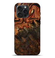 iPhone 16 Pro Max Wood Live Edge Phone Case - Kiana (Red, 801754)