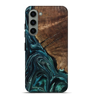 Galaxy S23 Plus Wood Live Edge Phone Case - Allyssa (Blue, 801759)