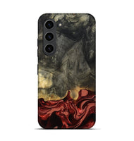 Galaxy S23 Wood Live Edge Phone Case - Neriah (Red, 801761)