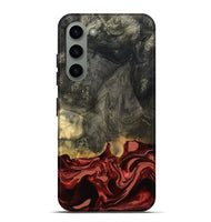 Galaxy S23 Plus Wood Live Edge Phone Case - Neriah (Red, 801761)