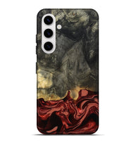 Galaxy S25 Plus Wood Live Edge Phone Case - Neriah (Red, 801761)
