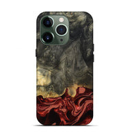 iPhone 13 Pro Wood Live Edge Phone Case - Neriah (Red, 801761)