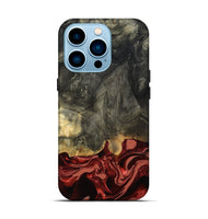 iPhone 14 Pro Wood Live Edge Phone Case - Neriah (Red, 801761)