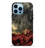 iPhone 14 Pro Max Wood Live Edge Phone Case - Neriah (Red, 801761)