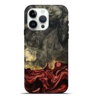 iPhone 15 Pro Max Wood Live Edge Phone Case - Neriah (Red, 801761)