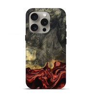 iPhone 16 Pro Wood Live Edge Phone Case - Neriah (Red, 801761)