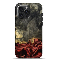 iPhone 16 Pro Max Wood Live Edge Phone Case - Neriah (Red, 801761)